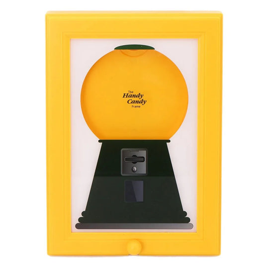 Creative Candy Dispenser Picture Frame Easy Restock Moisture-Proof Hanging Handy Candy Frame Rotating Dust-Proof
