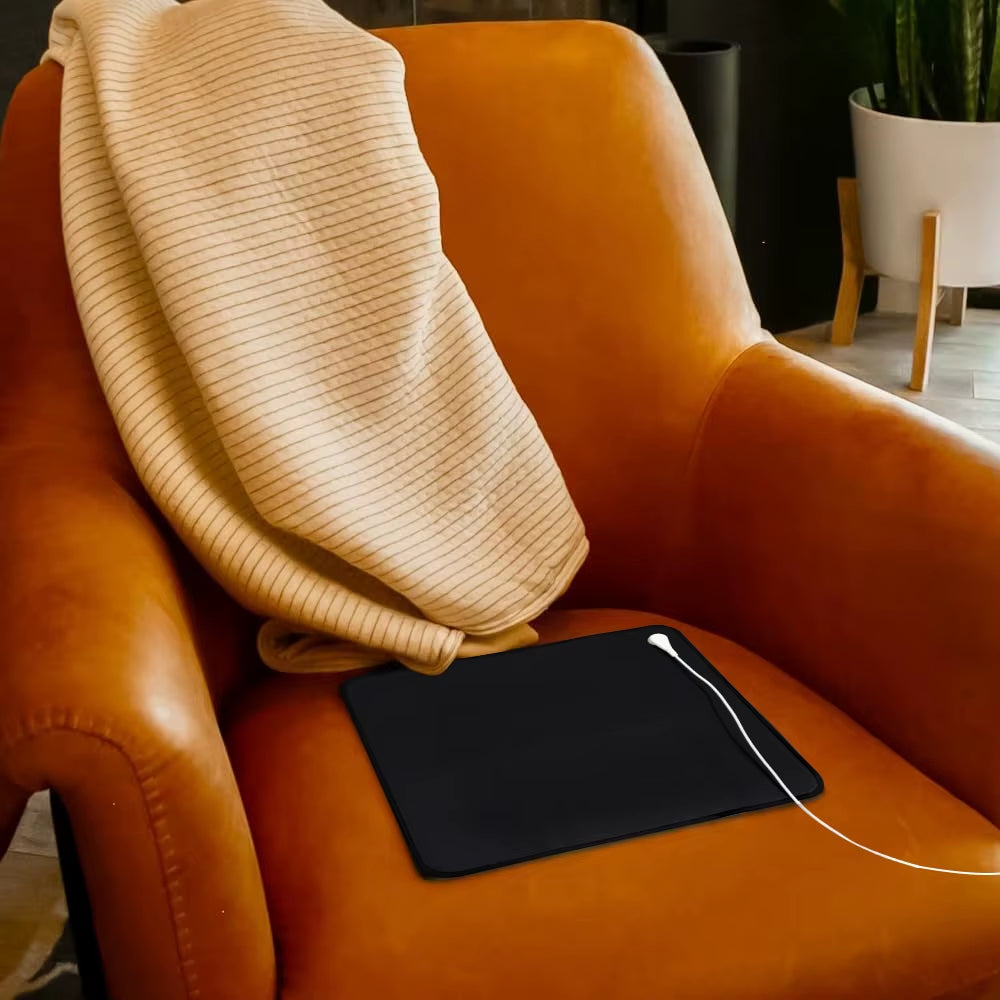Chair Grounding Mat&Earthing Mouse Pad Earthing Pad for Sleep,Reduce Pain Therapy Mat Stress Relieving With16.4Ft Grounding Cord
