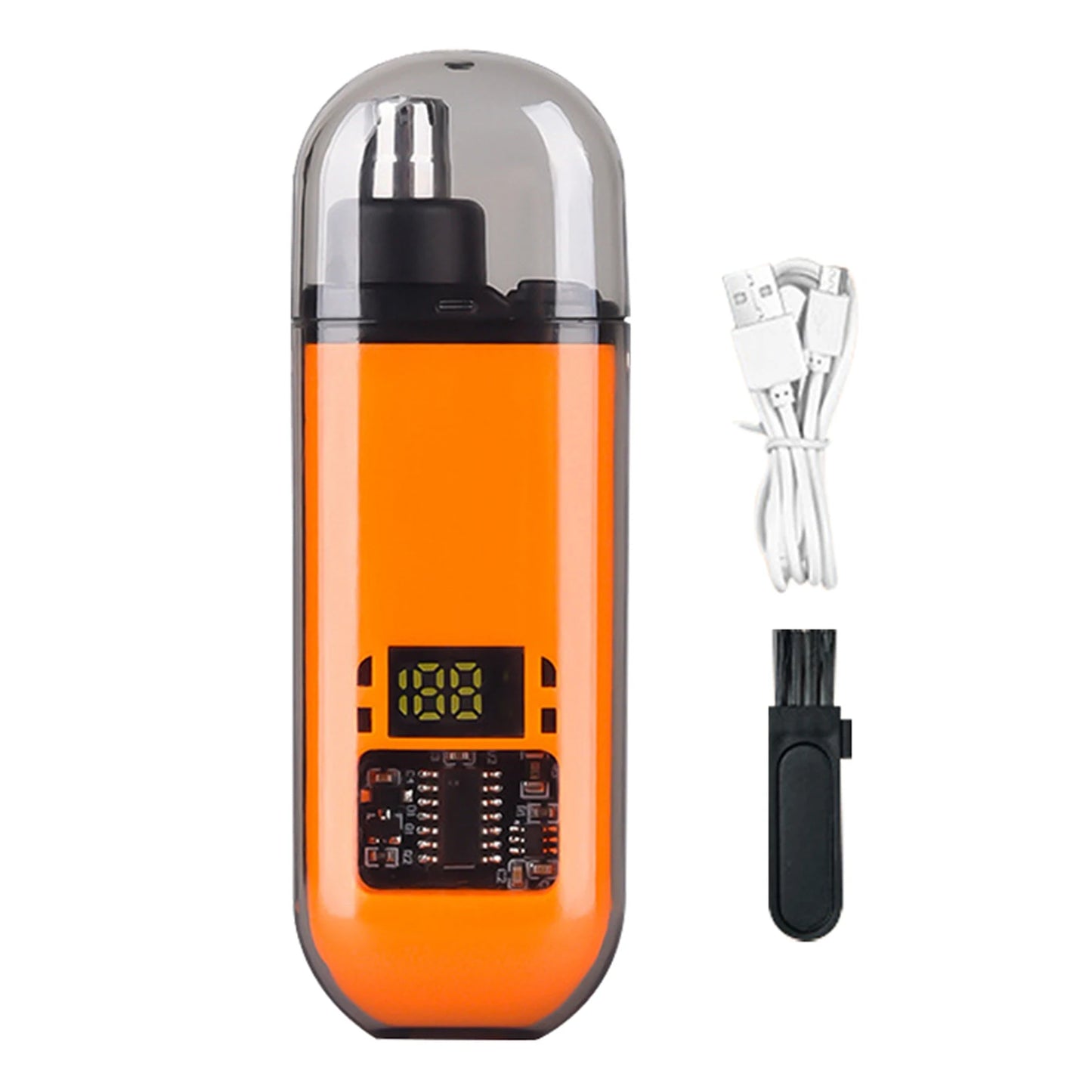USB Rechargeable Nose & Ear Hair Trimmer for Men, Portable Mini Compact Design with Fast Charge, Electric Grooming Kit