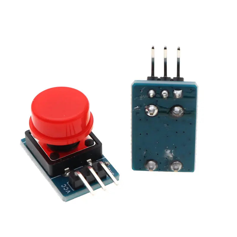 5pcs 12X12MM Big key module Big button module Light touch switch module with hat High level output for arduino or raspberry pi 3