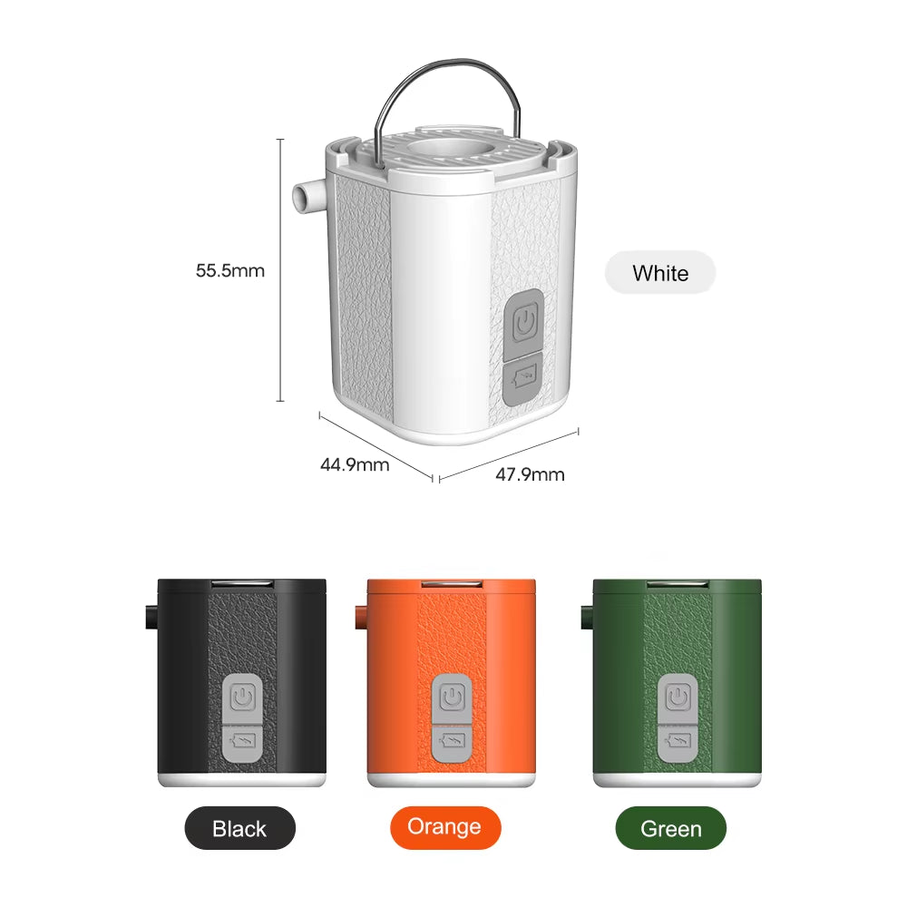 GIGA PUMP TINY: 3-In-1 Mini Pump Portable Inflator for Camping Sleeping Pad Mattress Lightweight for Easy Use