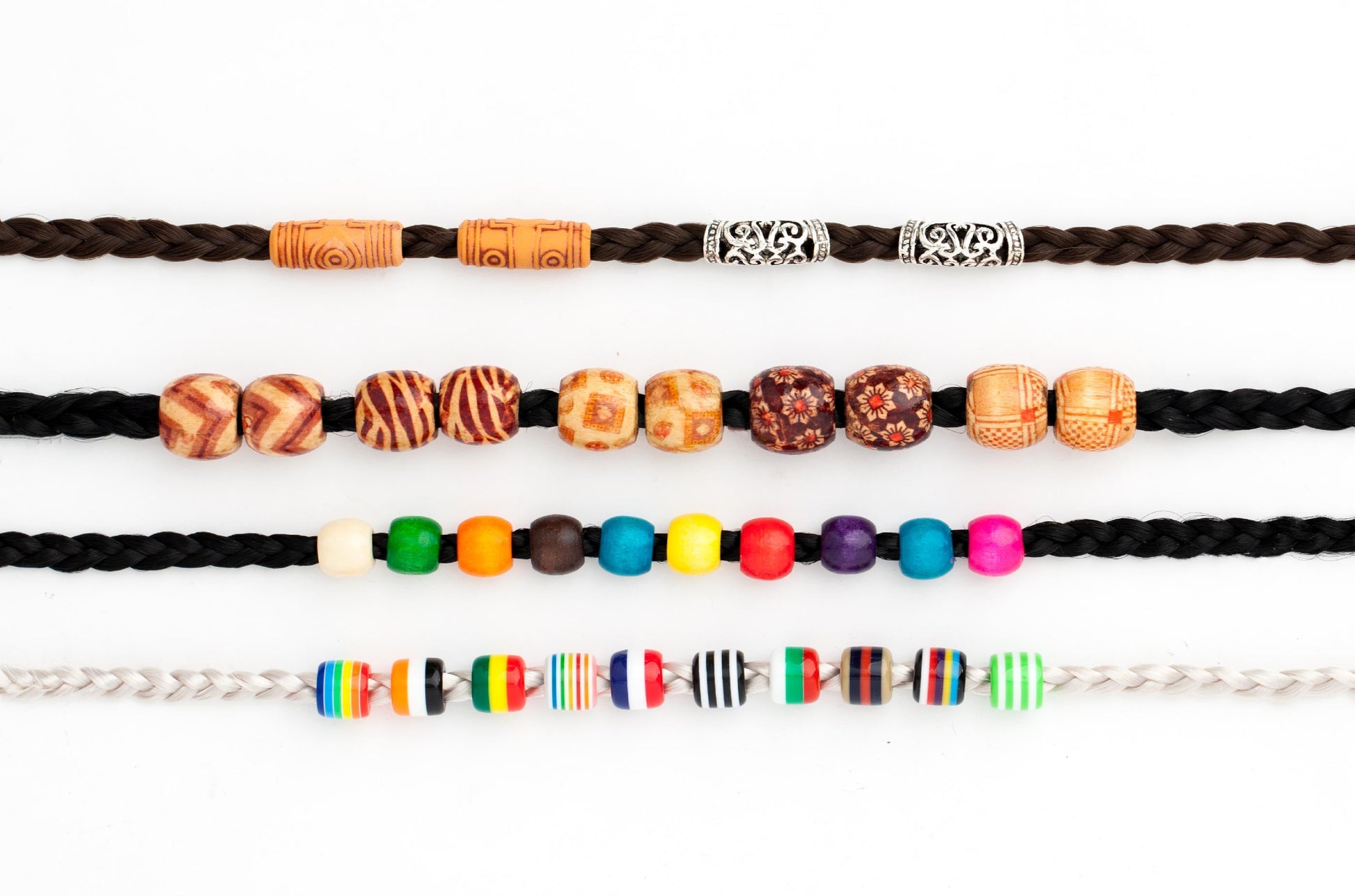 Metal hair beads AFROline 1pc-2