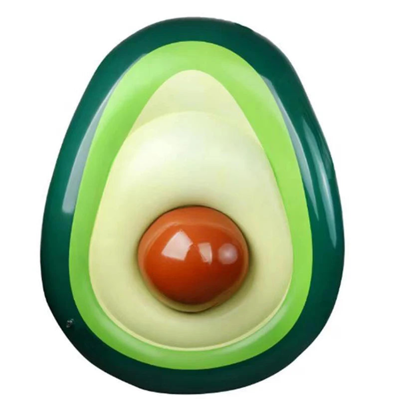 Giant Inflatable Avocado Pool Float – Fun, Eye-Catching Green Lounger with Removable Pit, Perfect for Summer Parties, Beach Days & Relaxing in the Sun