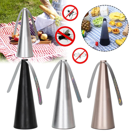 1 or 2-Pack Portable Automatic Mosquito Repellent Fans – Battery-Powered Fly & Insect Repeller for Home, Outdoors, and Picnics