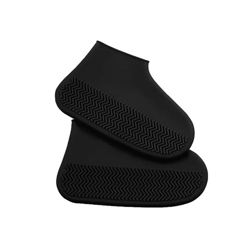 Silicone Waterproof Shoe Covers – Slip-Resistant, Durable Rain Boot Overshoes in S/M/L | Perfect Outdoor Protection for Wet Weather | 1 Pair