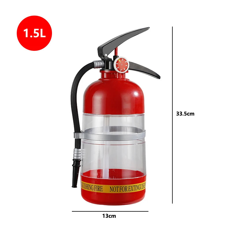 Creative Fire Extinguisher-Shaped 1.5L Beer and Wine Dispenser - Fun Party Bar Accessory for Spirits and Beverages