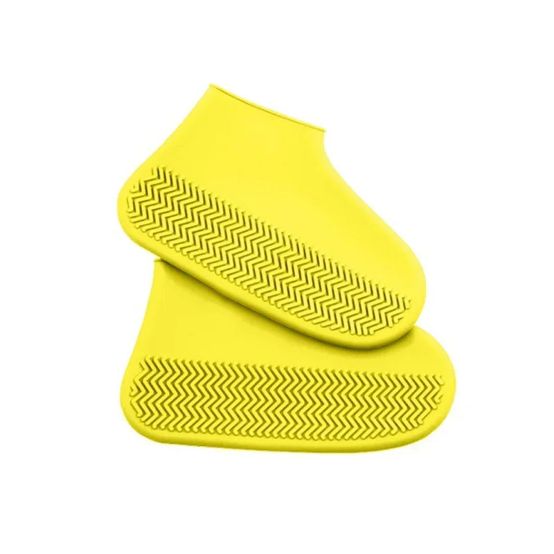 Silicone Waterproof Shoe Covers – Slip-Resistant, Durable Rain Boot Overshoes in S/M/L | Perfect Outdoor Protection for Wet Weather | 1 Pair