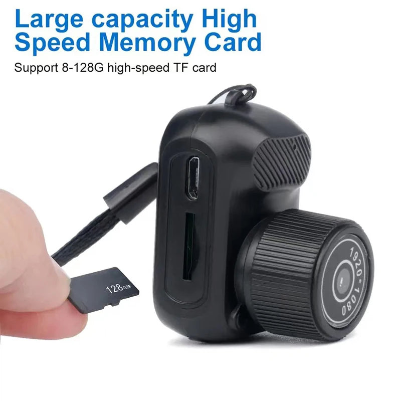 SLR Shaped Mini Camera 1080P Pocket DV Outdoor Action Camera Video Recorder Portable Body Cam Micro Camcorder with Screen