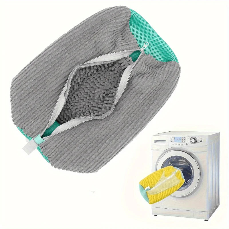 Premium Mesh Shoe Wash & Storage Bag – Soft Inner Lining Protects Sneakers and Casual Shoes in Washer, Dryer, or During Travel