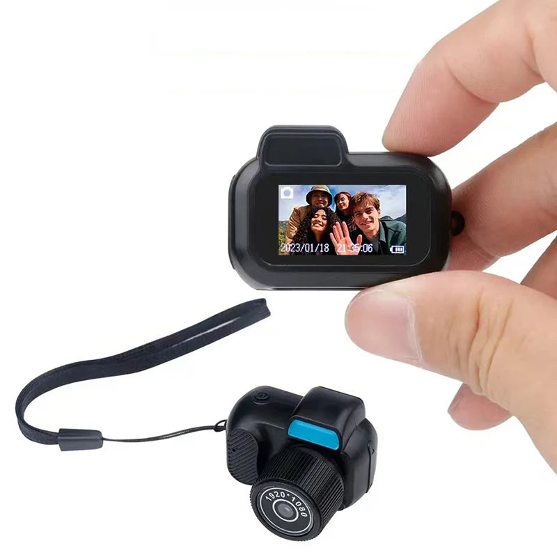SLR Shaped Mini Camera 1080P Pocket DV Outdoor Action Camera Video Recorder Portable Body Cam Micro Camcorder with Screen