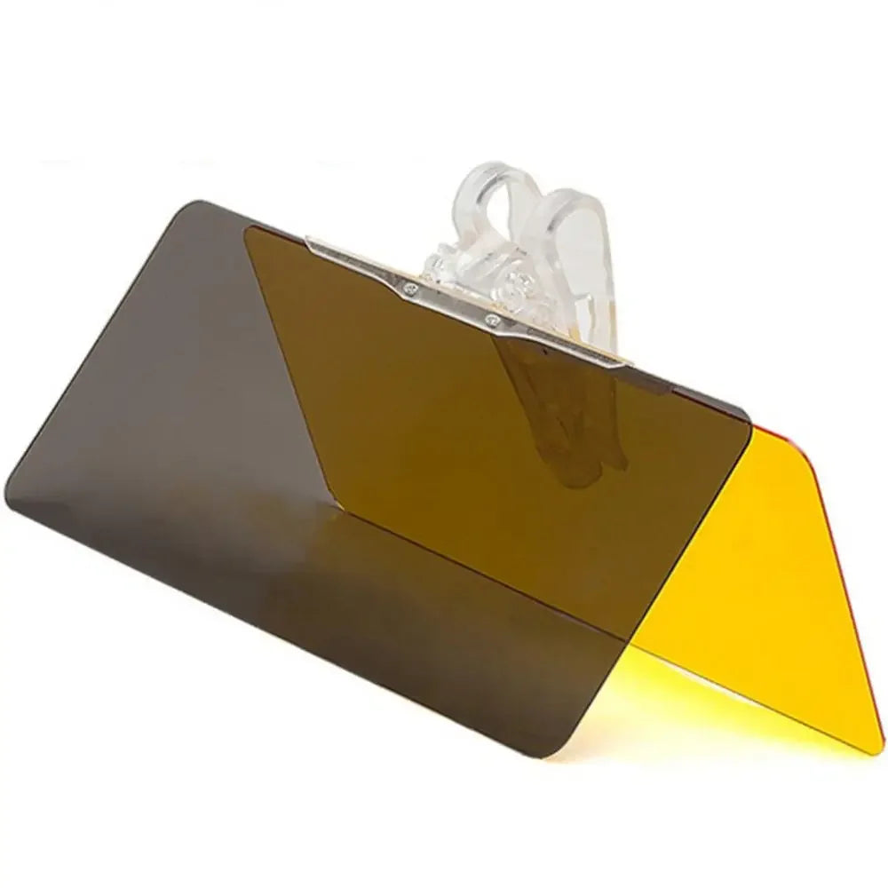 1 Piece Car Sun Visor HD Anti-Glare Sunshade Day & Night Vision Foldable Driving Mirror UV Protection Flip-Down Interior Accessories