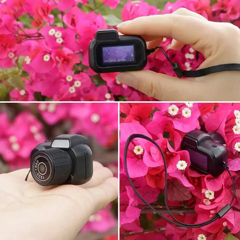 SLR Shaped Mini Camera 1080P Pocket DV Outdoor Action Camera Video Recorder Portable Body Cam Micro Camcorder with Screen