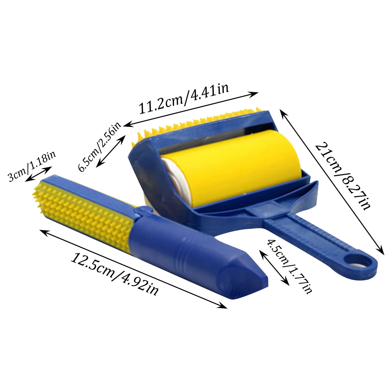 Reusable Sticky Tool Picker Cleaner Lint Roller Pet Hair Remover Brush Clothing Carpet Furniture