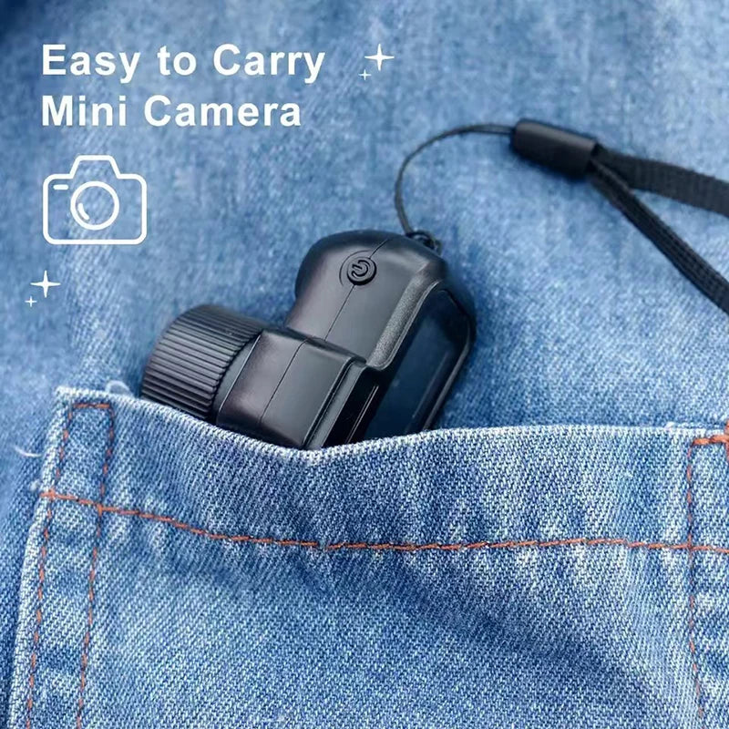 SLR Shaped Mini Camera 1080P Pocket DV Outdoor Action Camera Video Recorder Portable Body Cam Micro Camcorder with Screen