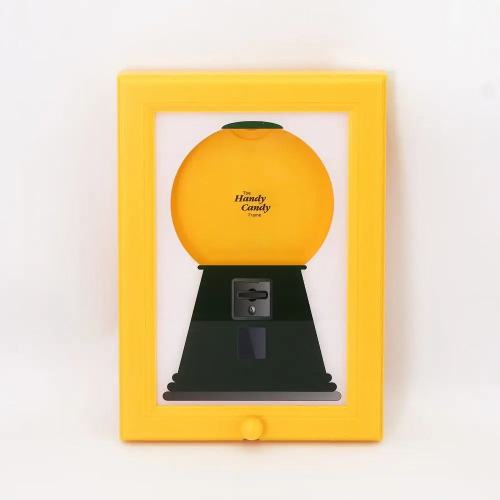 Creative Candy Dispenser Picture Frame Easy Restock Moisture-Proof Hanging Handy Candy Frame Rotating Dust-Proof