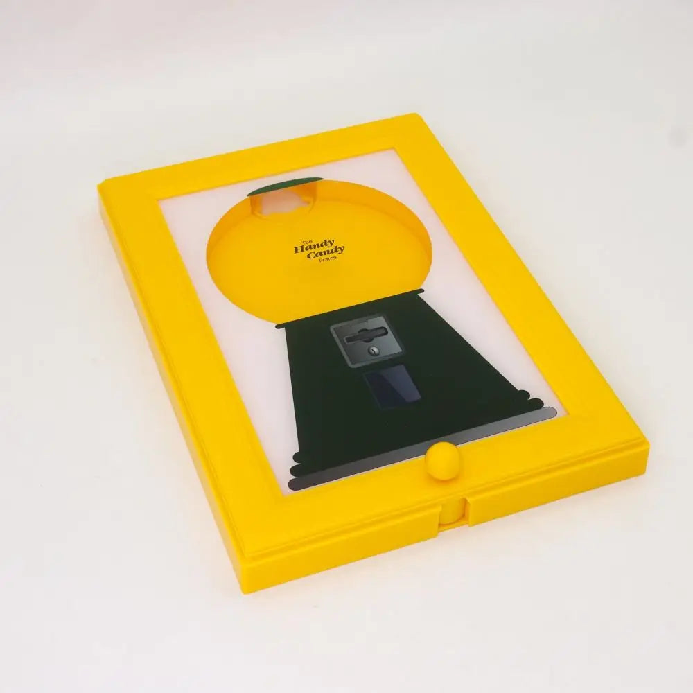 Creative Candy Dispenser Picture Frame Easy Restock Moisture-Proof Hanging Handy Candy Frame Rotating Dust-Proof